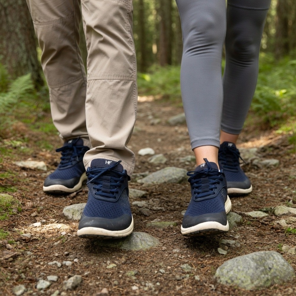HIKE HF Stride Navy Barefoot Sneakers Women's 8-8.5 Athletic Casual